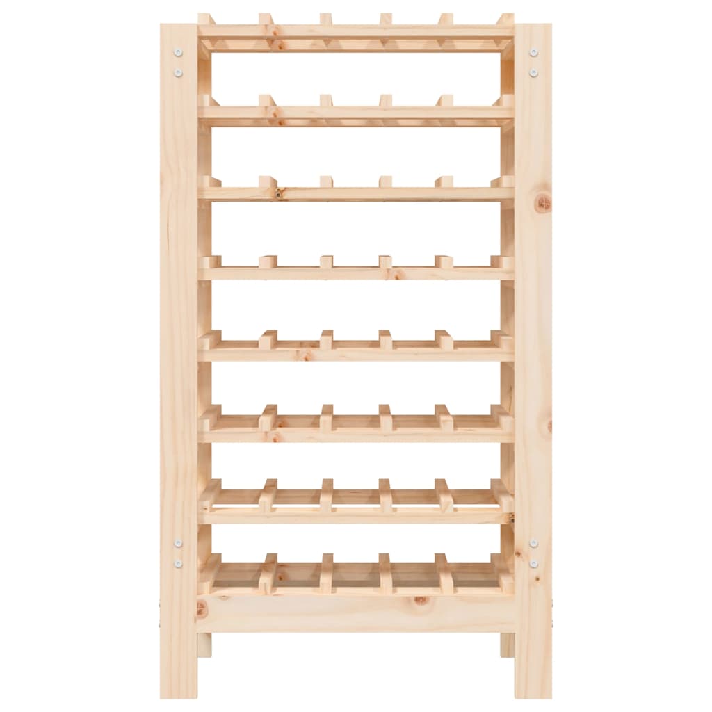vidaXL Wine Rack 61.5x30x107.5 cm Solid Wood Pine 5