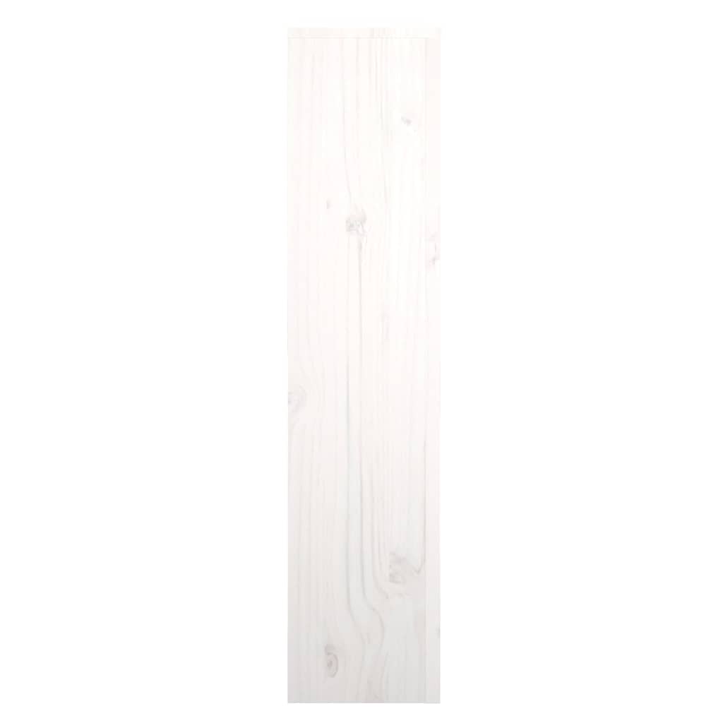 vidaXL Radiator Cover White 79.5x19x84 cm Solid Wood Pine 6
