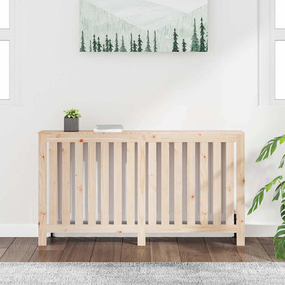 vidaXL Radiator Cover 153x19x84 cm Solid Wood Pine 3