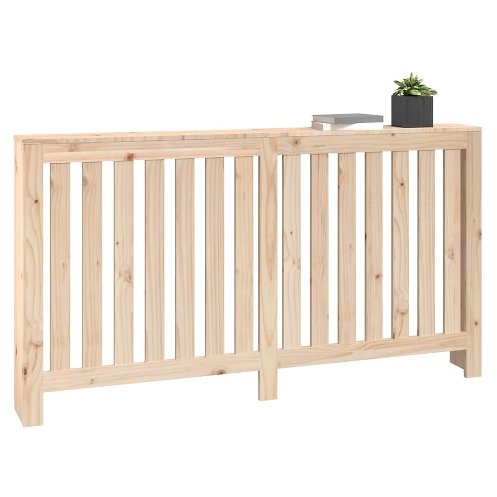 vidaXL Radiator Cover 153x19x84 cm Solid Wood Pine 4