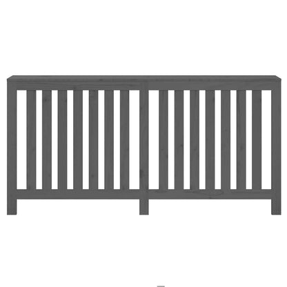 vidaXL Radiator Cover Grey 169x19x84 cm Solid Wood Pine 5