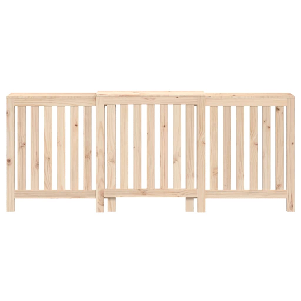 vidaXL Radiator Cover 210x21x85 cm Solid Wood Pine 5