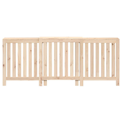 vidaXL Radiator Cover 210x21x85 cm Solid Wood Pine 5