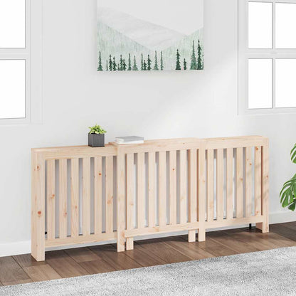 vidaXL Radiator Cover 210x21x85 cm Solid Wood Pine 1
