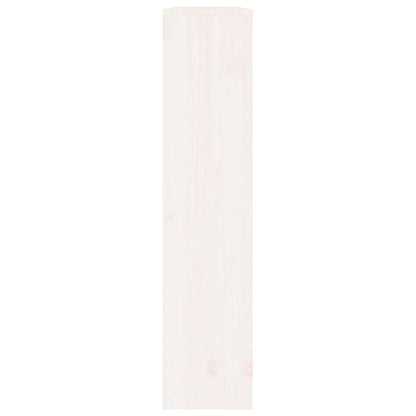 vidaXL Radiator Cover White 108.5x19x84 cm Solid Wood Pine 6