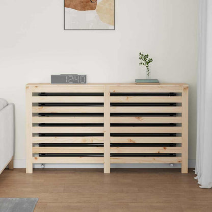 vidaXL Radiator Cover 153x19x84 cm Solid Wood Pine 3