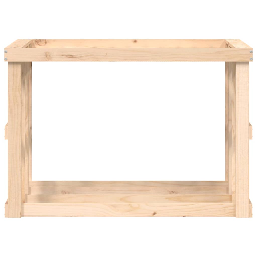 vidaXL Outdoor Log Holder 108x52x74 cm Solid Wood Pine 5