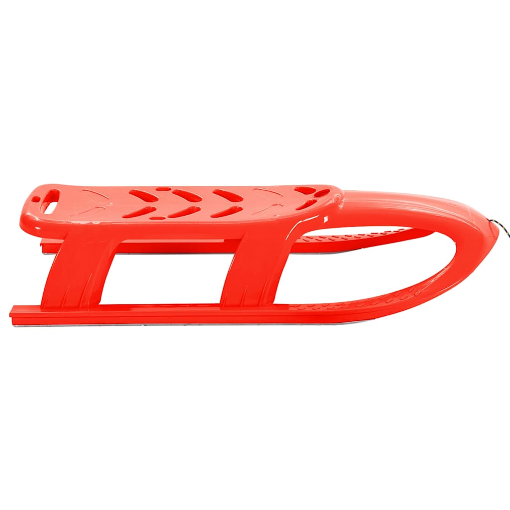 93719 vidaXL Sledge for Children Red 102,5x40x23 cm Polypropylene 4