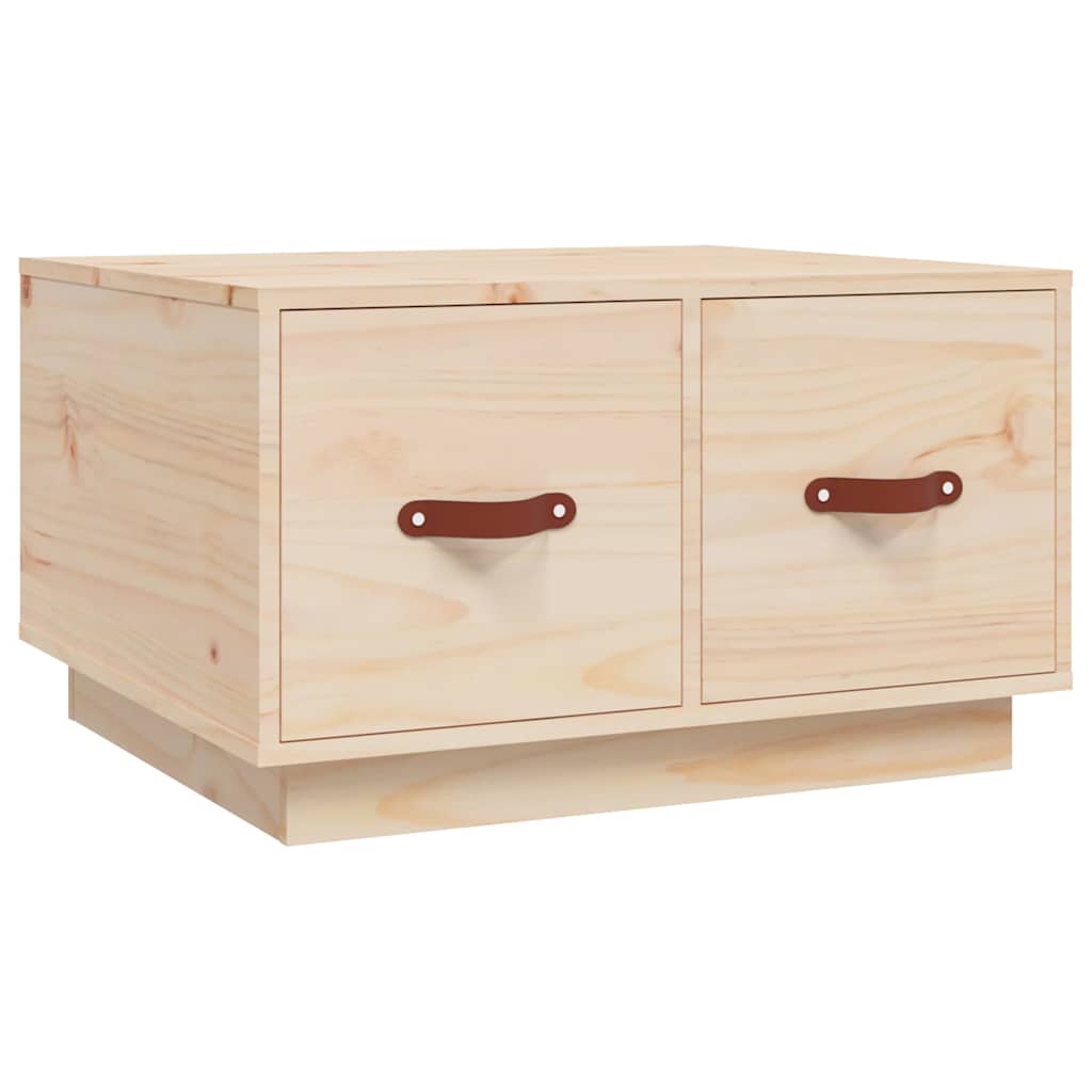 vidaXL Coffee Table 60x53x35 cm Solid Wood Pine 2