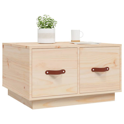 vidaXL Coffee Table 60x53x35 cm Solid Wood Pine 4