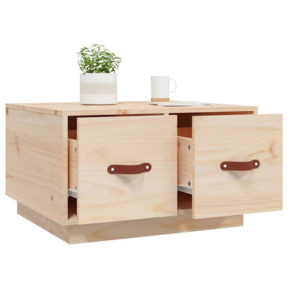 vidaXL Coffee Table 60x53x35 cm Solid Wood Pine 5