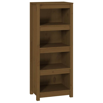 vidaXL Book Cabinet Honey Brown 50x35x125,5 cm Solid Wood Pine 2