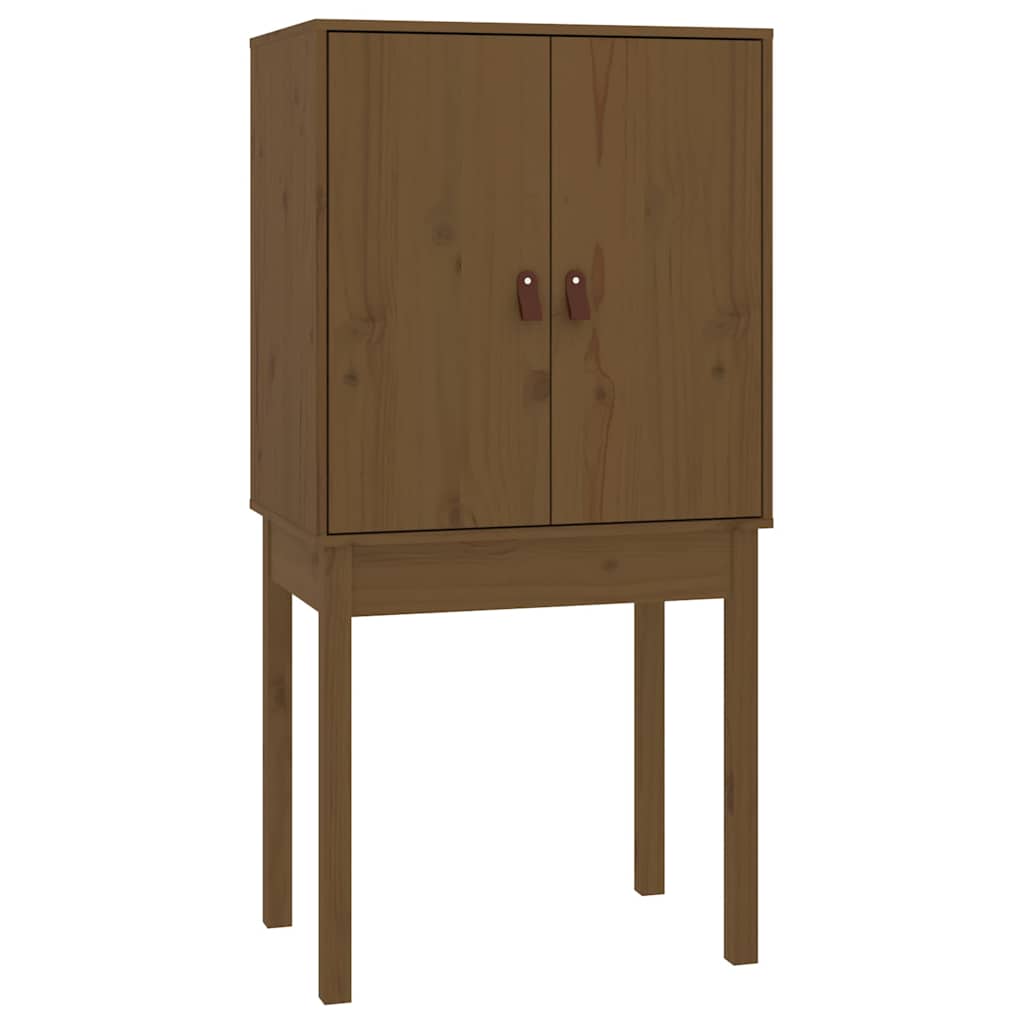 vidaXL Highboard Honey Brown 60x40x120 cm Solid Wood Pine 5