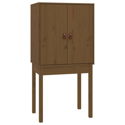 vidaXL Highboard Honey Brown 60x40x120 cm Solid Wood Pine 5
