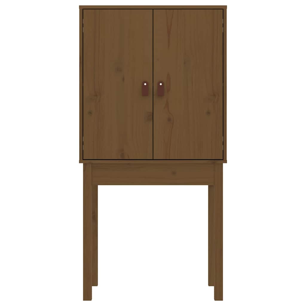 vidaXL Highboard Honey Brown 60x40x120 cm Solid Wood Pine 6
