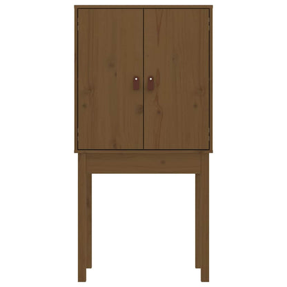 vidaXL Highboard Honey Brown 60x40x120 cm Solid Wood Pine 6