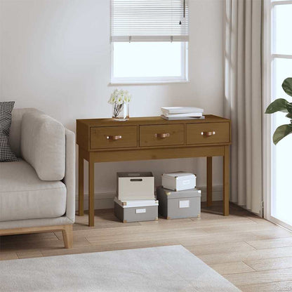 vidaXL Console Table 76.5x40x75 cm Solid Wood Pine
