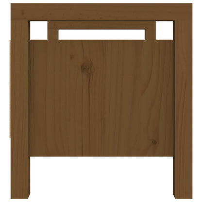 vidaXL Hall Bench Honey Brown 80x40x43 cm Solid Wood Pine 5