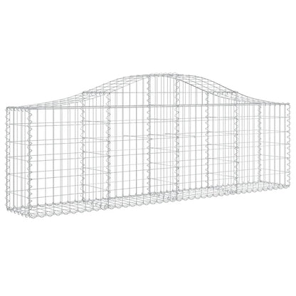 Arched Gabion Baskets Galvanised Iron 3 pcs 200 x 30 x 40/60 cm – 200 x 50 x 220/240 cm 200 x 30 x 60/80 cm