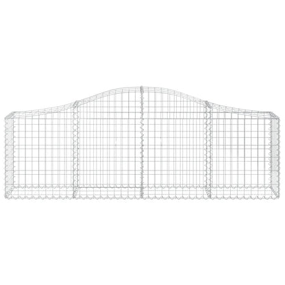 Arched Gabion Baskets Galvanised Iron 3 pcs 200 x 30 x 40/60 cm – 200 x 50 x 220/240 cm 200 x 30 x 60/80 cm