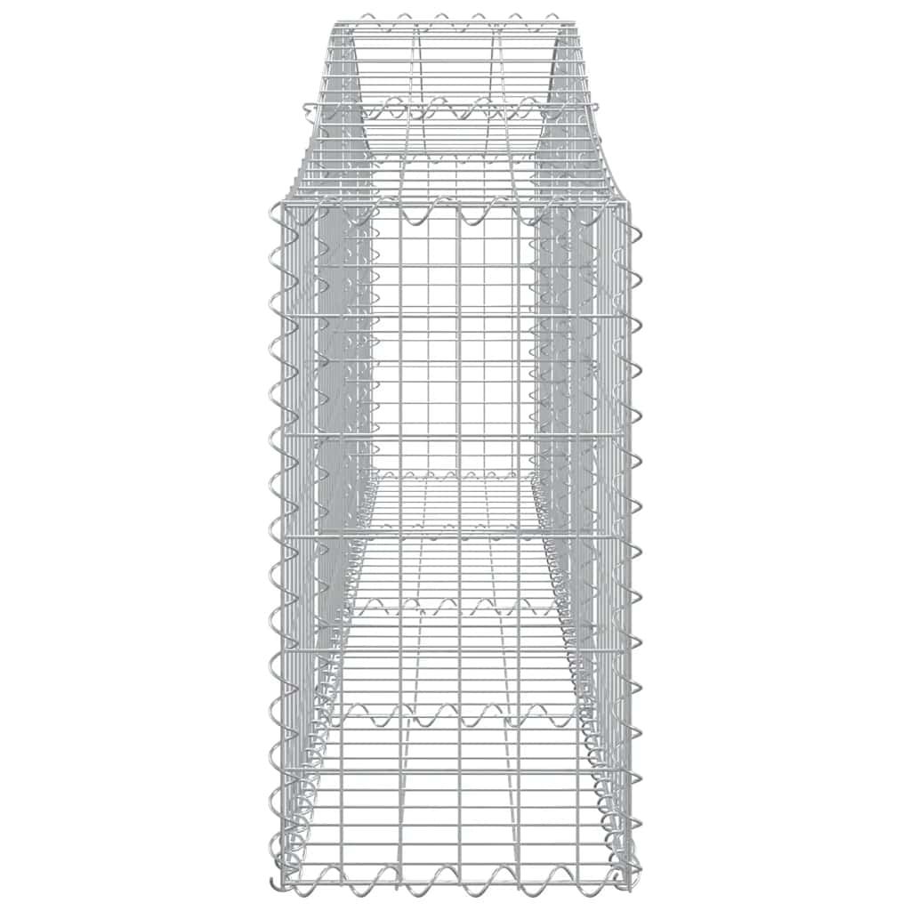 Arched Gabion Baskets Galvanised Iron 3 pcs 200 x 30 x 40/60 cm – 200 x 50 x 220/240 cm 200 x 30 x 60/80 cm