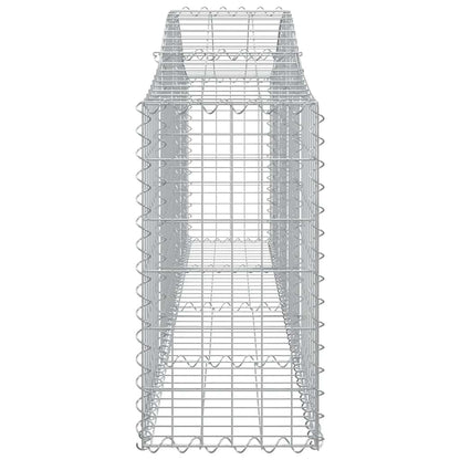 Arched Gabion Baskets Galvanised Iron 3 pcs 200 x 30 x 40/60 cm – 200 x 50 x 220/240 cm 200 x 30 x 60/80 cm