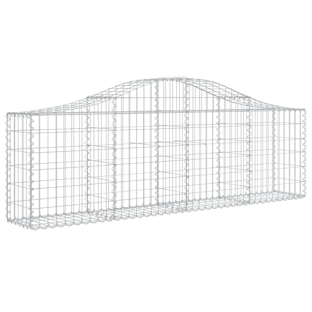 Arched Gabion Baskets Galvanised Iron