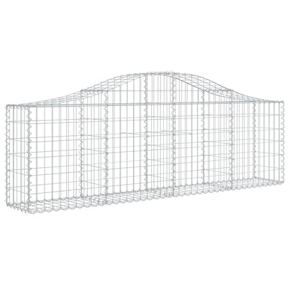 Arched Gabion Baskets Galvanised Iron