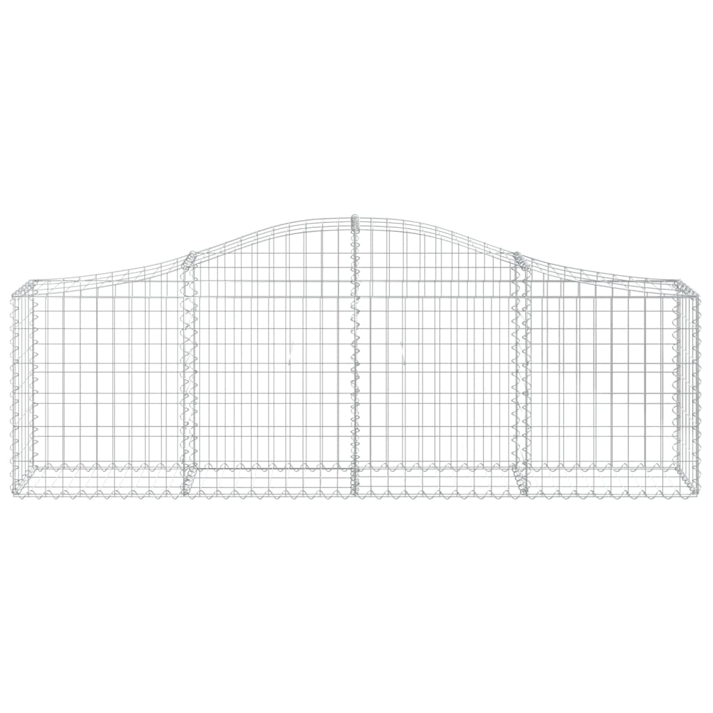 Arched Gabion Baskets Galvanised Iron