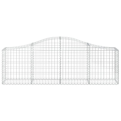 Arched Gabion Baskets Galvanised Iron