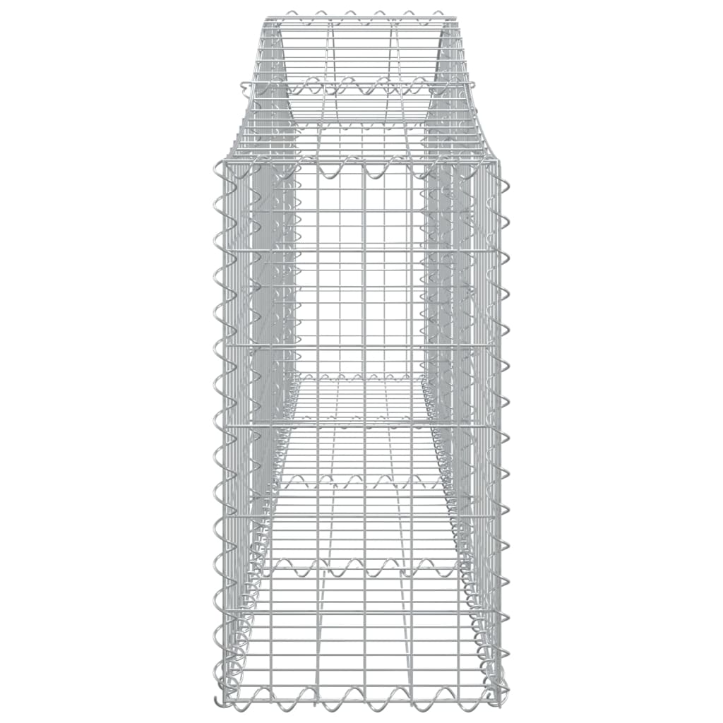 Arched Gabion Baskets Galvanised Iron