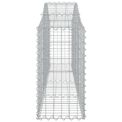 Arched Gabion Baskets Galvanised Iron