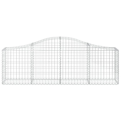 Arched Gabion Baskets Galvanised Iron