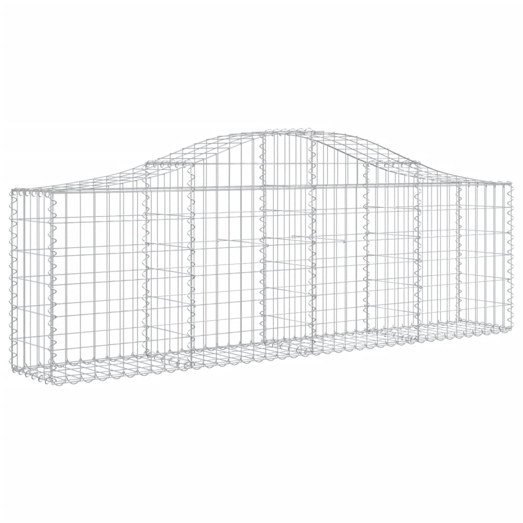 Arched Gabion Baskets Galvanised Iron