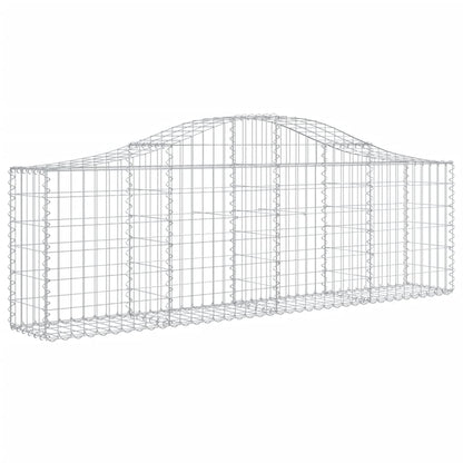Arched Gabion Baskets Galvanised Iron