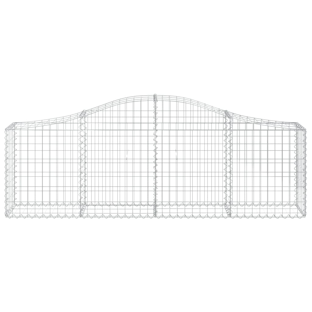 Arched Gabion Baskets Galvanised Iron