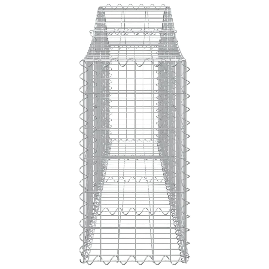 Arched Gabion Baskets Galvanised Iron