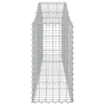 Arched Gabion Baskets Galvanised Iron