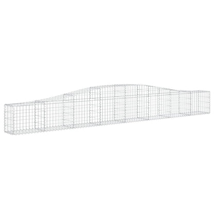 Arched Gabion Baskets Galvanised Iron