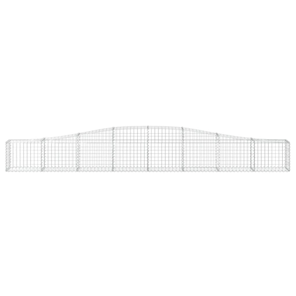 Arched Gabion Baskets Galvanised Iron