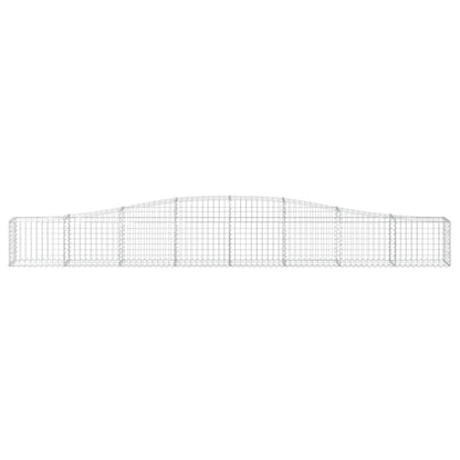 Arched Gabion Baskets Galvanised Iron