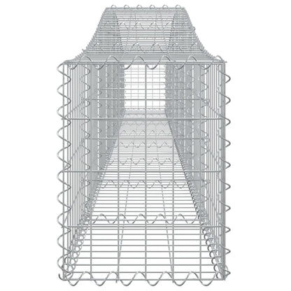 Arched Gabion Baskets Galvanised Iron