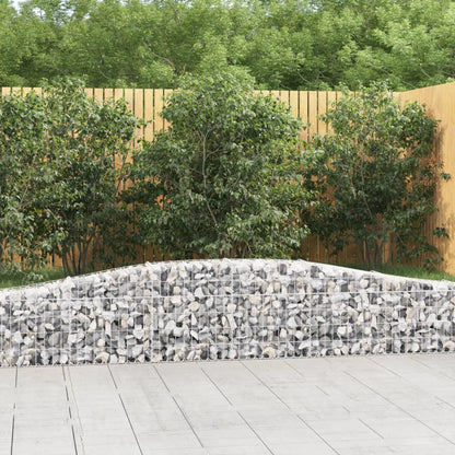 Arched Gabion Baskets Galvanised Iron
