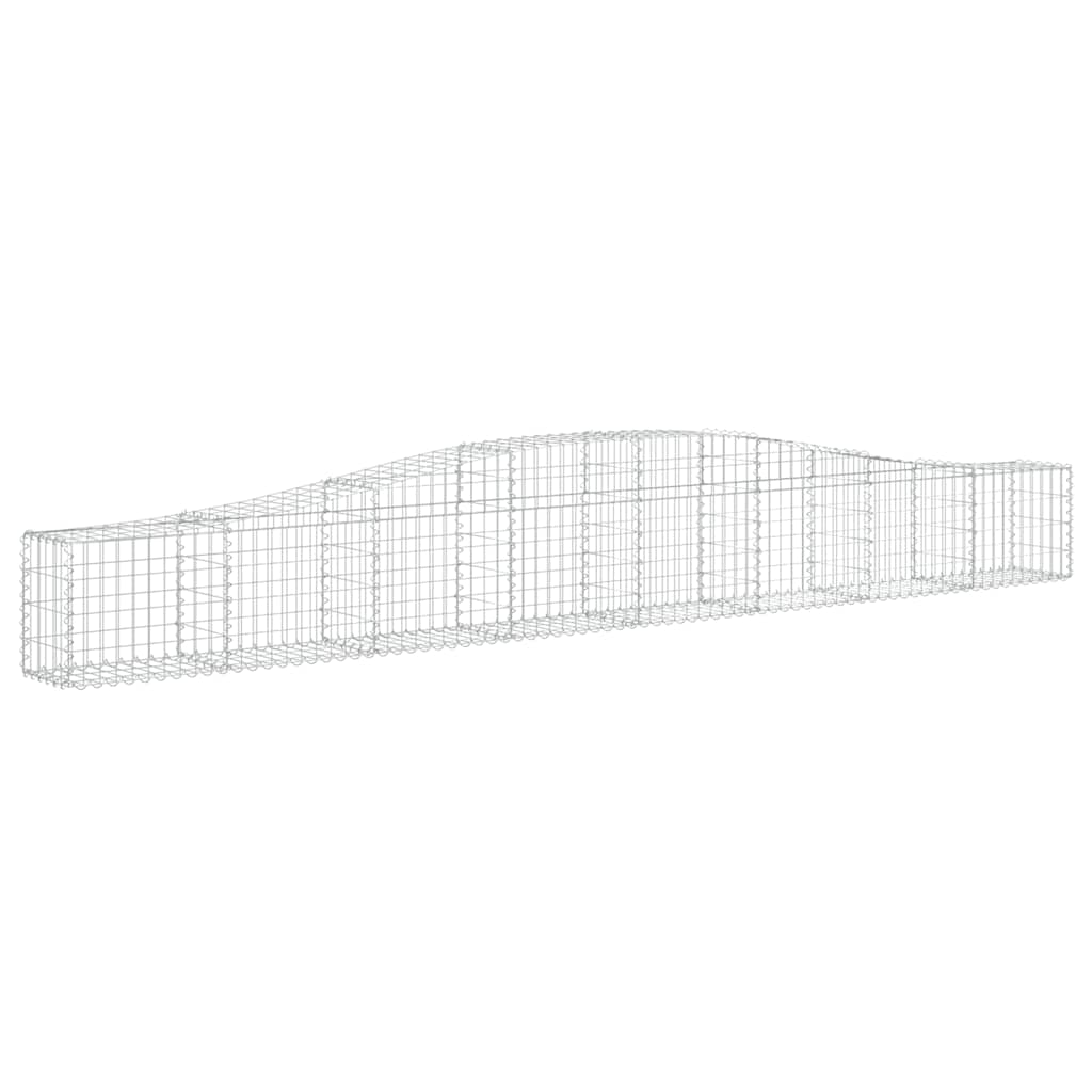 Arched Gabion Baskets Galvanised Iron
