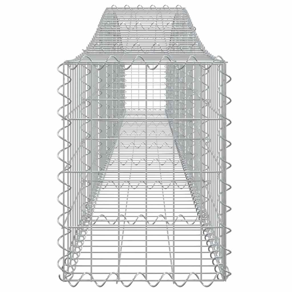 Arched Gabion Baskets Galvanised Iron 3 pcs 400 x 30 x 40/60 cm – 400 x 50 x 220/240 cm 400 x 30 x 40/60 cm