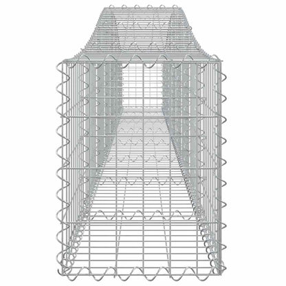 Arched Gabion Baskets Galvanised Iron 3 pcs 400 x 30 x 40/60 cm – 400 x 50 x 220/240 cm 400 x 30 x 40/60 cm