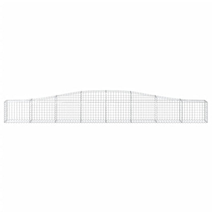 Arched Gabion Baskets Galvanised Iron 4 pcs 400 x 30 x 40/60 cm – 400 x 50 x 220/240 cm 400 x 30 x 40/60 cm