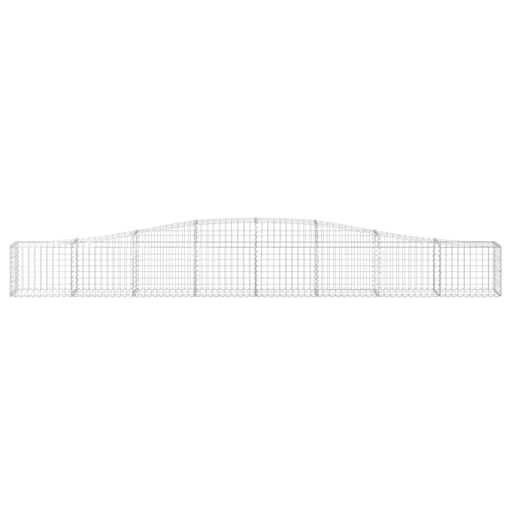 Arched Gabion Baskets Galvanised Iron