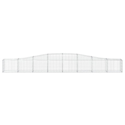 Arched Gabion Baskets Galvanised Iron