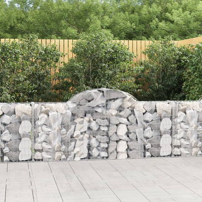 Arched Gabion Baskets Galvanised Iron